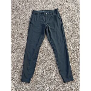 Primo Pants Men's 30 Regular Black Joggers Zip Leg Performance Stretch Golf